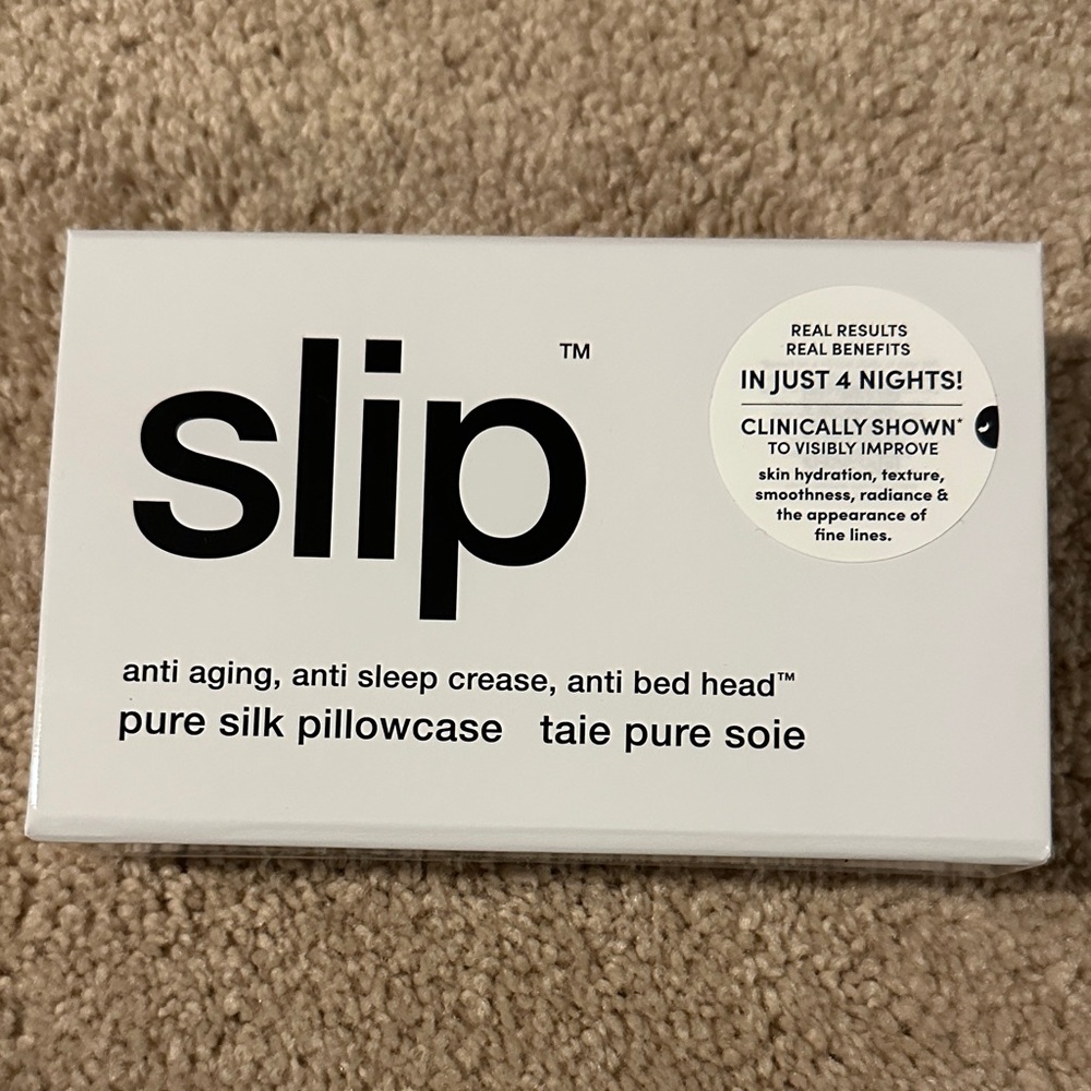Slip White Pure Silk Pillowcase